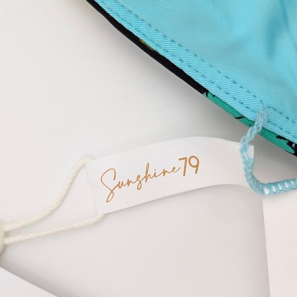 Sunshine 79 Women's Over the Shoulder Thick Strap Swim Top Multi//Palm Size 6 - Picture 8 of 12